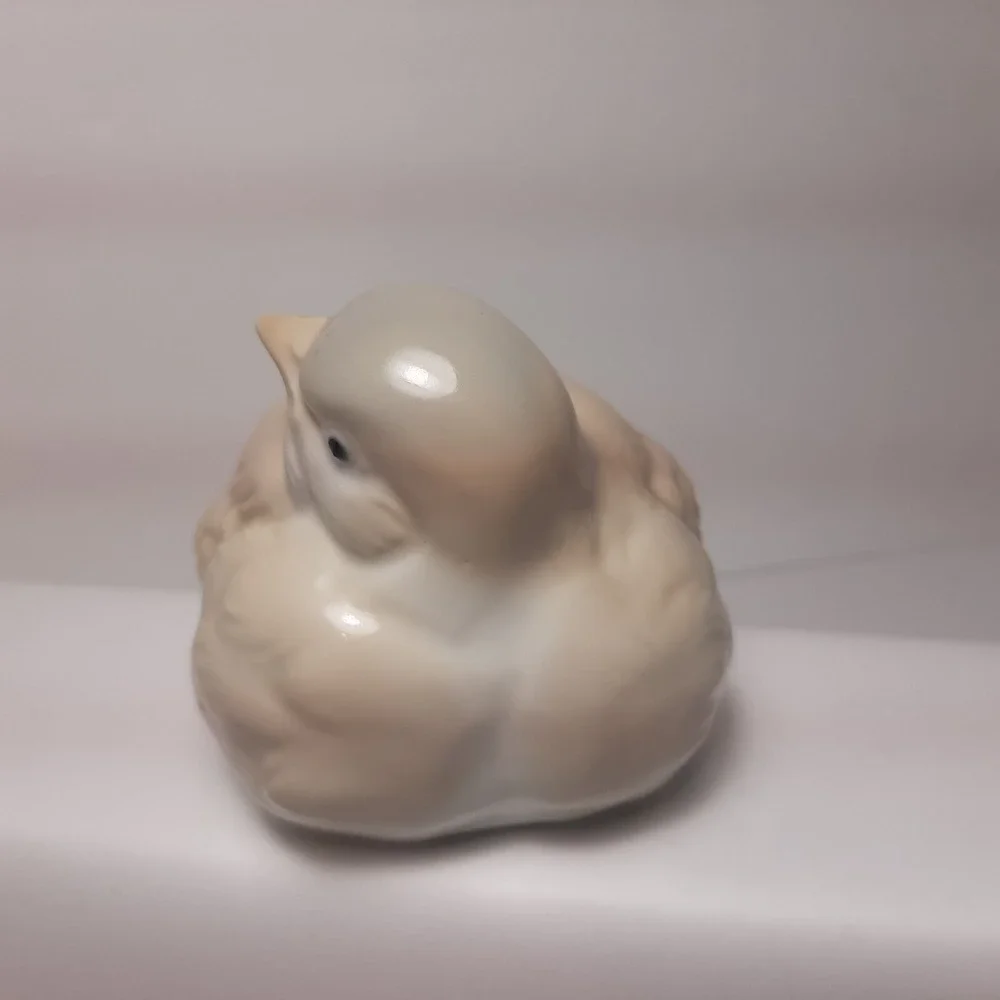 Otagiri Bird Figurine Porcelain Blue Gray Chickadee Japan 3
